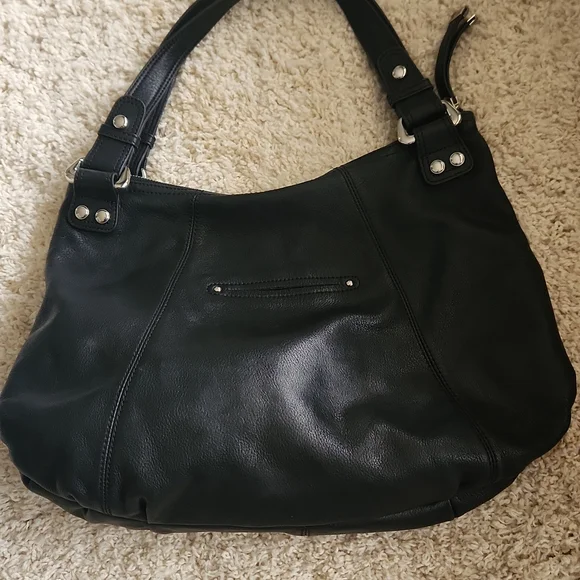 Medium black b malowsky leather bag - Picture 6 of 11